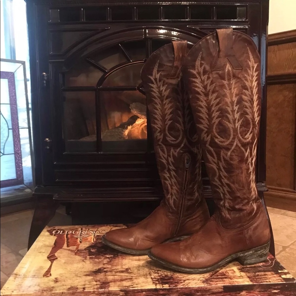 Old Gringo Mayra tall cowboy boots 8